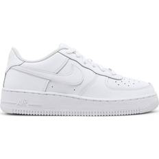 Textile Children's Shoes Nike Air Force 1 LE GS - White