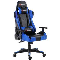 GTForce GTFORCE Pro FX Reclining Sports Racing Gaming Office Chair Blue