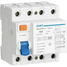 Chint Fejlstrømsafbryder RCD PFI 4P 40A, 300 mA, 10kA, type B, AC/DC