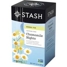 Stash Herbal Tea Chamomile Nights Caffeine Free 20 Count 20pcs