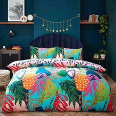 Furn Coralina Abstract Duvet Cover Orange, Multicolour