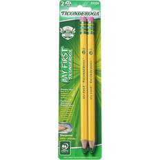 Giallo Matite Colorate Ticonderogaï¿½ My 1st Pencil, Presharpened, HB Lead, Pack of 2