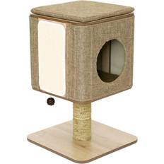 Jack and Vanilla Cat Tree Stand Molly 42x42x67 Brown Jack and Vanilla - Brown