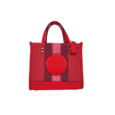 Coach Dempsey Tote 22 With Coach Patch Miami online Red