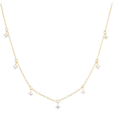 Sif Jakobs Ellera Piccolo Necklace - Gold/Transparent