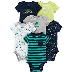 Carter's Baby Boy's SS Bodysuit 6 Packs