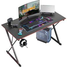 Computer Gaming Desk- Black/Red