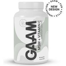 Kapslar - MSM Vitaminer & Mineraler GAAM MSM + Vitamin C 90 st