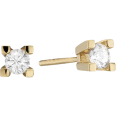 Eternity Earrings - Gold/Diamond