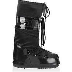 Moon boot icon glance svart Moon Boot Nylon High Black Glance