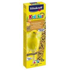 Vitakraft Pack of 2 Canary Kracker Sticks - Egg & Grass