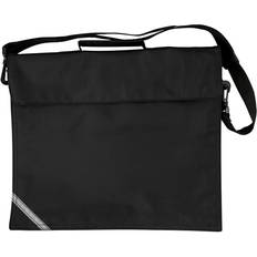 Vandtætte Messenger-tasker Diverse Skoletaske, D: 6 cm, str. 36x31 cm, sort, 1 stk