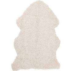 Skinnwille Fåreskind Curly Brun, Beige