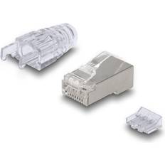 Konnektor rj45 DeLock CAT 6 kobberfletning FTP Netværk-konnektor