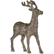 Indretning Medium Rensdyr Mint Plastik champagne Dekorationsfigur