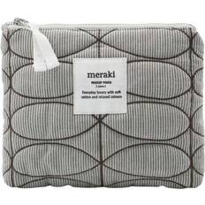 Groen Toilettassen & Make-uptassen Meraki toilettas Mentha grijs 19x14cm Grijs