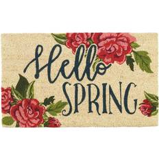 Rectangular Entrance Mats Design Imports Hello Spring Doormat