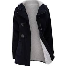 Velvet Outerwear JiangWu Fashion Horn Winter Jacket