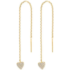 Joanli Nor Hayleynor Earrings - Gold/Transparent