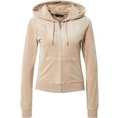 Juicy Couture Classic Velour Robertson Hoodie - Taupe