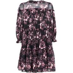 Oversize - Short Dresses Ted Baker Barnabe Printed Tiered Mini Swing Dress