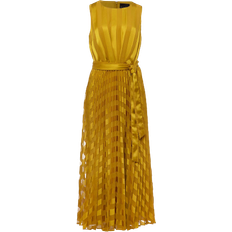 Phase Eight Beverley Jacquard Stripe Midaxi Dress - Chartreuse