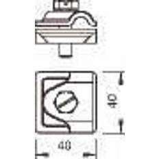OBO Bettermann Installationsmaterial OBO Bettermann Krydsklämma 249 8-10 CU 10 st