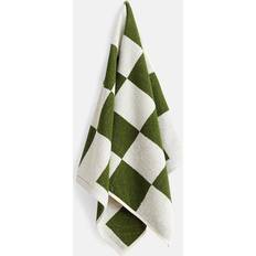 Cotone Asciugamani Hay Check Hand Towel in Matcha Asciugamano per Ospiti Verde