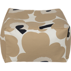 Marimekko Coussins de chaise Marimekko Petit Pouf Unikko Puffi Blanc Cassé Beige Bleu Foncé - Multicolore Coussin de chaise Bleu, Beige, Blanc