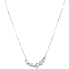 Sif belluno sølv Sif Jakobs Belluno Piccolo Necklace - Silver/Transparent