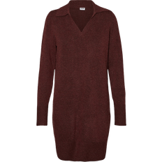 Rot - Strickkleider Noisy May Ian Knitted Dress