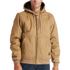 Timberland Men Jackets Timberland Gritman Lined Hooded Canvas Jacket