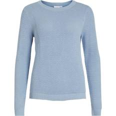 Vila Dalo Basic Knitted Pullover - Kentucky Blue
