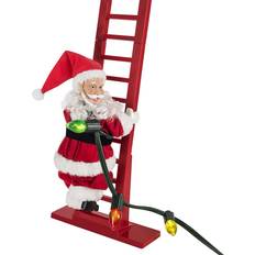 Decorations Mr. Christmas Super Climber Musical Animated Santa Decoration 43"