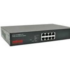 Poe 8 switch Roline PoE Fast Ethernet Switch 8 Port