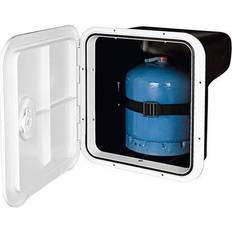 hvid gasbeholder til 3kg gasflasker 397x356mm