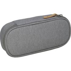 Beckmann Oval Pencil Case Grey