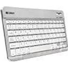 Subblim Clavier Compact Bluetooth Sans Fil Intelligent Argent
