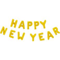 Globos Ballonguirlande Happy New Year Guld