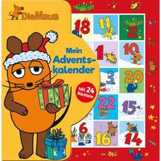 Adventskalender box Die Maus Mein Adventskalender (Die Sendung mit der Maus) 24 Büchlein aus stabiler Pappe mit Aufhängern in wiederverschließbarer Box. Für Kinder ab 3 Jahren