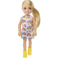 Barbie rainbow Barbie Chelsea Doll Rainbow Print Dress