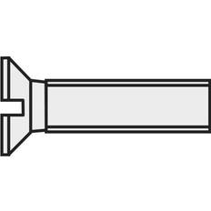 Toolcraft Countersunk Screws M2.5 20 mm Slot DIN 963 Plastic