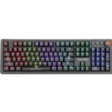 Gaming tastatur led Marvo KG917 Fuld Størrelse USB Mekanisk LED Sort