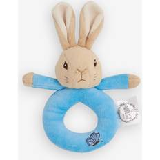 Animals Rattles Rainbow Beatrix Potter Peter Rabbit/Flopsy Bunny Ring Rattle Kid Plush Soft Toy Blue