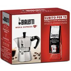 Bialetti moka 3 Bialetti Cafetera Aluminio 3 Tazas + Perfetto Moka