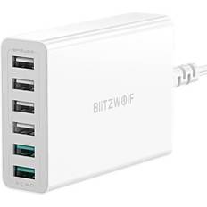 BlitzWolf Batterier & Opladere BlitzWolf 60W QC3.0 6-ports opladeradapter