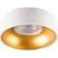 Kanlux Support de Spot Encastrable Rond Mini riti GU10 Blanc et Or
