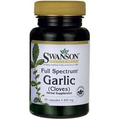 Vitamins & Supplements Swanson 60 caps Full Spectrum Garlic Cloves, 400mg 60 pcs