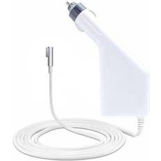Macbook oplader 60w Apple SERO Macbook biloplader Car Charger, 60W, magasafe