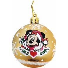 Or Décorations de Sapin de Noël Pack 6 Boules Diamètre 8 cm De Minnie Mouse Disney ARDITEX WD14011 Décoration de Sapin de Noël